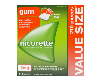 Nicorette Gum 2Mg Fresh Fruit 210 Pk - 96461