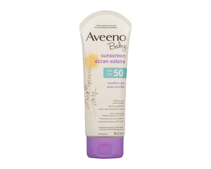 Aveeno Baby Sun Lotion Sens Skin Spf 50 88 Ml - 96470
