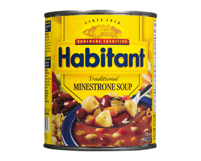 Habitant Soup Minestrone Traditional 796 Ml - 31107