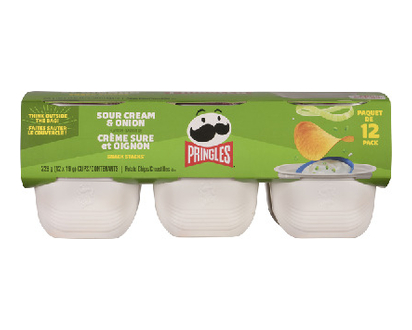 Pringles Superstack Sour Cream & Onion 12 Pk - 12406
