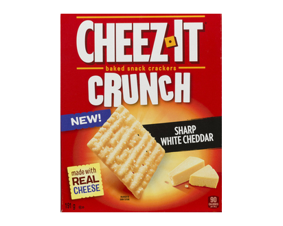 Cheez It Crunch Sharp White Cheddar 191 Gr - 13155