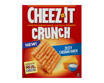 Cheezit Crunch Cheddar Ranch Cracker 191 Gr - 13160