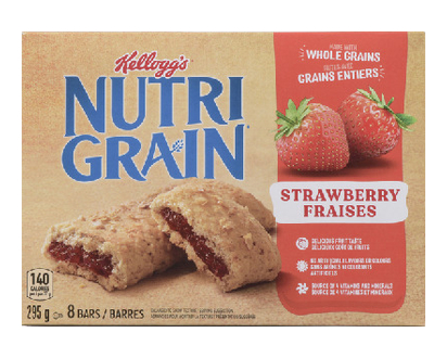 Kelloggs Nutri Grain Strwbry Crl Bar 8Pk 295 Gr - 28402