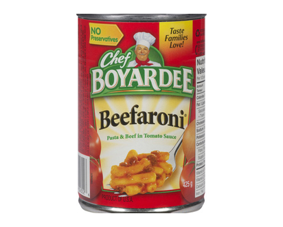 Chef Boyardee Canned Pasta Beefaroni 425 Gr - 04302
