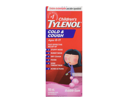 Tylenol Cold Childrens Dm Liquid Bubble 100 Ml - 30062