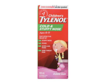 Tylenol Childrens Decongestant For Earac 100 Ml - 30144