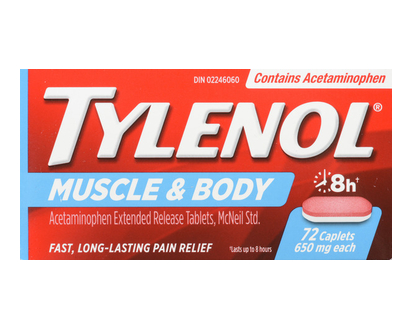 Tylenol Muscle Aches & Body Pain Caplets 72 Pk - 30808