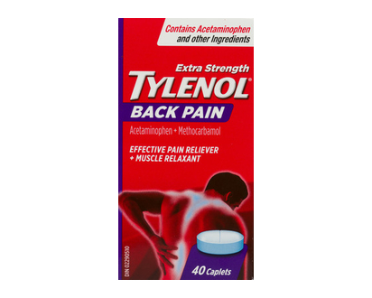 Tylenol Extra Strength Back Pain Caplets 40 Pk - 31985