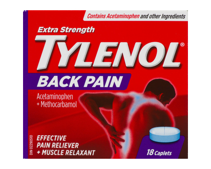 Tylenol Extra Strength Back Pain Caplets 18 Pk - 31986