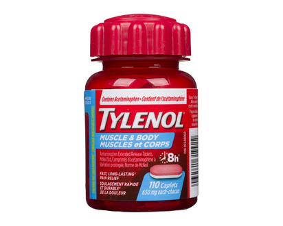 Tylenol Muscle Aches & Body Pain Caplets 110 Pk - 31992