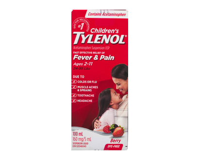 Tylenol Childrens Liquid Dye Free Berry 100 Ml - 32000