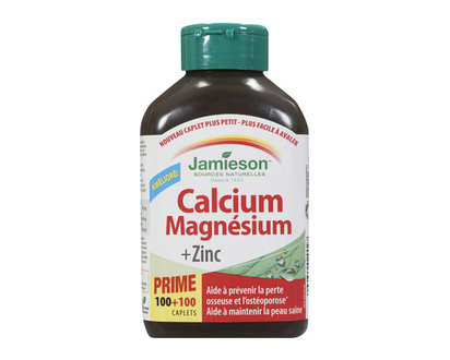 Jamieson Calcium Magnesium+Znc 100+100 Bns 200 Pk - 02902