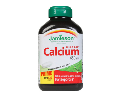 Jamieson Calcium 650Mg 100+20 Bns 120 Pk - 04870