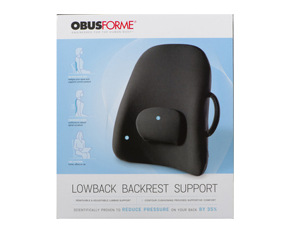Backrest Lowback Black 1 Un - 22881