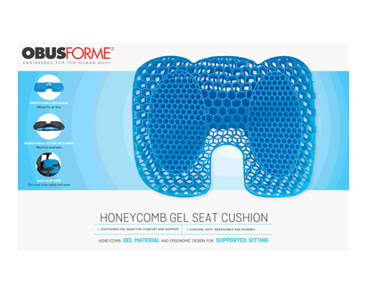 Obusforme Honeycomb Gel Seat Cushion 1 Un - 25926