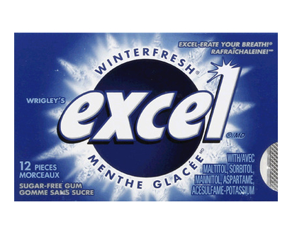 Excel Sgl Gum Winterfresh 12 Pk - 00034