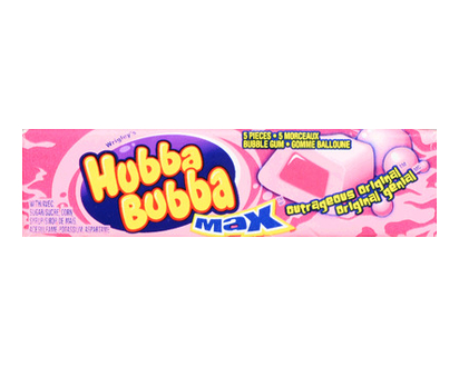 Hubba Bubba Sgl Gum Max Original 5 Pk - 00088