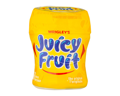 Juicy Fruit Gum Bottle Yellow 60 Pk - 40749