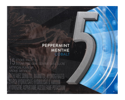 5 Gum Cobalt Cooling Peppermint 15 Pk - 40840