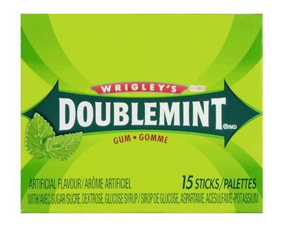 Doublemint Sgl Gum 15 Pk - 40967