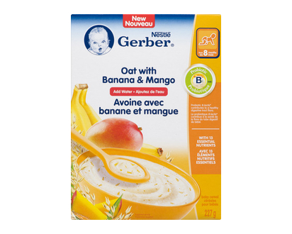 Gerber Cereal Oat Banana Mango 227 Gr - 13361