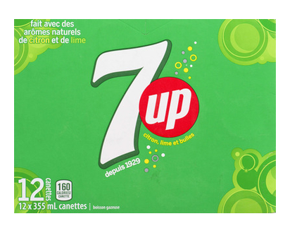 7 Up 355Ml 12 Pk - 00159