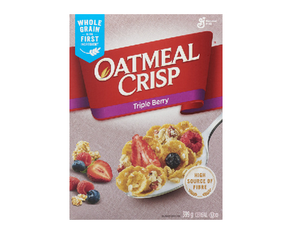 General Mills Oatmeal Crisp Trpl Brry 399 Gr - 15814