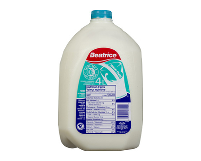 Beatrice Milk Skim 0.1% 4 Lt - 10029