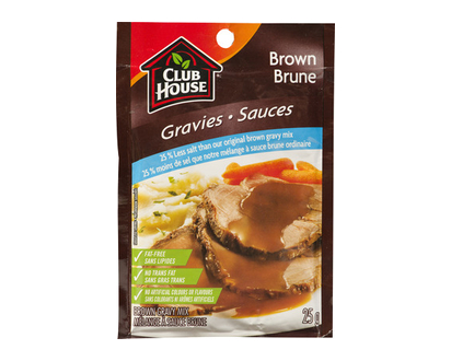 Club House Brown Gravy 25% Less Salt 24 Gr - 90399