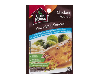 Clubhouse Gravy For Chicken Low Salt 25 Gr - 90400