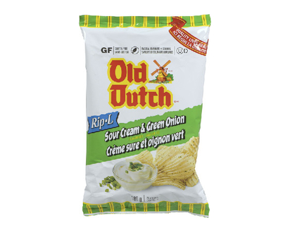 Old Dutch Sour Cream & Green Onion 180 Gr - 15037
