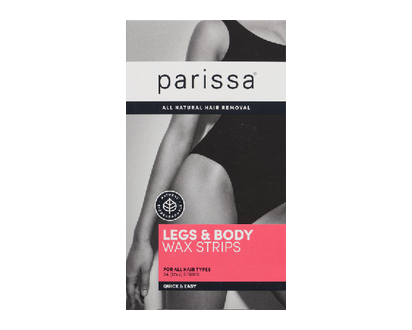 Parissa Wax Strips Legs & Body 24 Pk - 00640