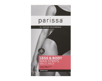 Parissa Wax Strips Legs & Body Valu Pack 48 Pk - 00641