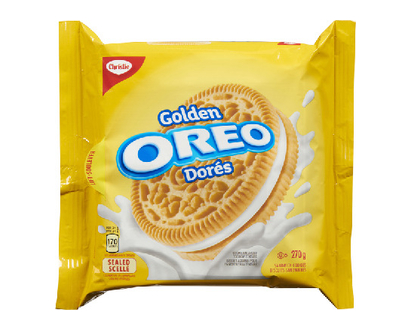 Christie Oreo Golden Cream Filled Cookies 270 Gr - 02661