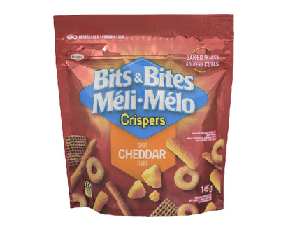Crispers Bits & Bites Cheese 145 Gr - 02742