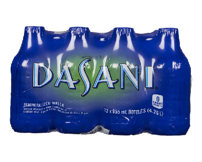 Dasani Remineralized Water 341Ml 12 Pk - 01085