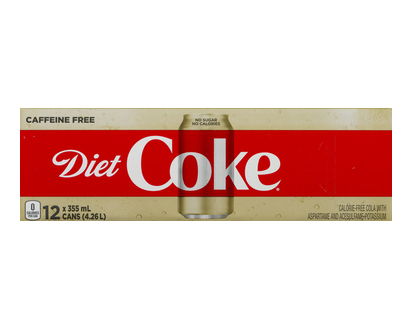 Caffeine Free Diet Coke Fridgemate 355Ml 12 Pk - 10486