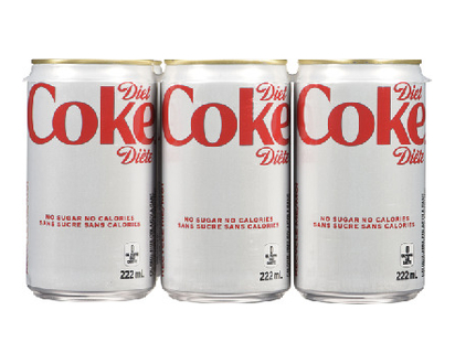 Diet Coke 222Ml 6 Pk - 10984