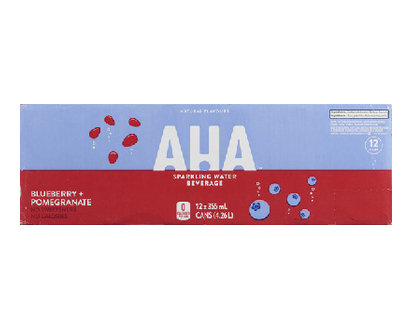 Aha Blueberry Pomegranate 12 Pk - 11434