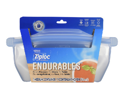 Ziploc Endurables Silicone Containers Med 946 Ml - 00337