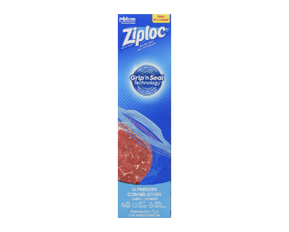 Ziploc Freezer Bags Large 14 Pk - 00450