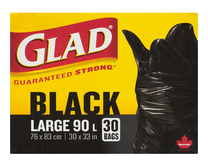 Glad Easy Tie Lrg Garbage Bags 30 Pk - 11837