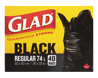 Glad Easy Tie Garbage Bags 40 Pk - 11858