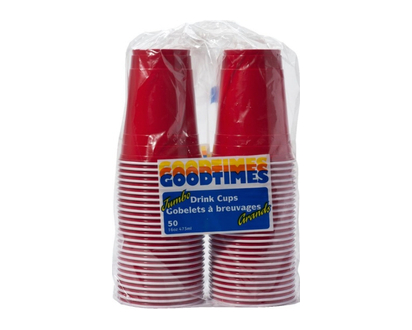 Goodtimes Premium Quality Cups 9Oz 50 Pk - 00200