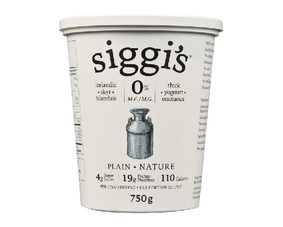 Siggis Yogurt Plain 0% 750 Gr - 32511