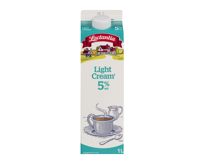 Lactantia Light Cream 5% 1 Lt - 55197