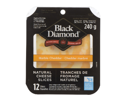 Black Diamond Natural Marble Cheese Slice 240 Gr - 81556