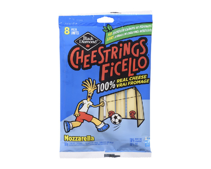 Black Diamond Cheese Strings Mozzarella 168 Gr - 84559