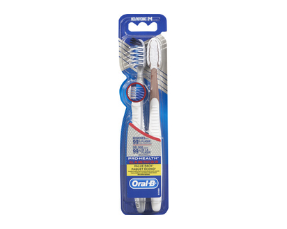 Oral B Cross Action Pro Health 40 Md Tbrsh 2 Pk - 68666