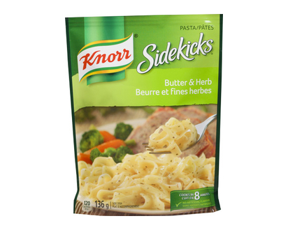 Knorr Sidekicks Noodles Butter & Herb 136 Gr - 01890